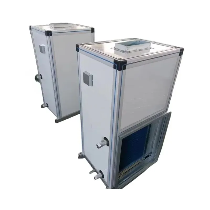 Vertical Floor Mounted HVAC Air Conditioning Unit Water Cooled Chilled Water Circulating Fresh Air Treatment System