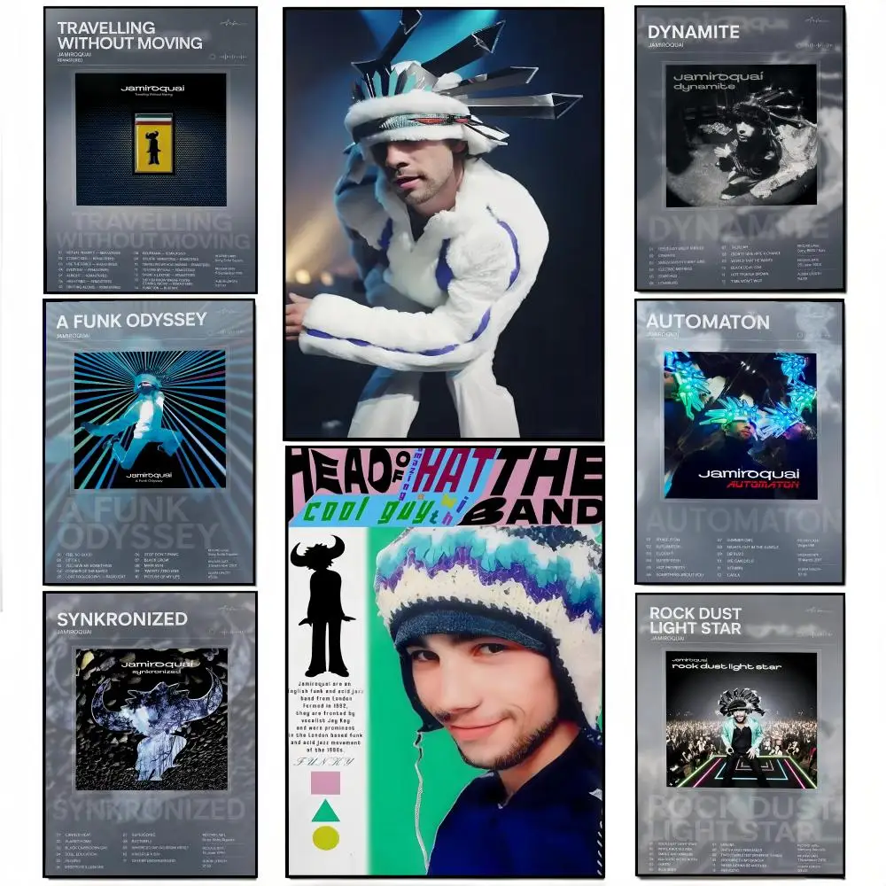 Music Jamiroquai Virtual Insanity Poster Wall decals, perfect for hallways, living rooms, and home decor