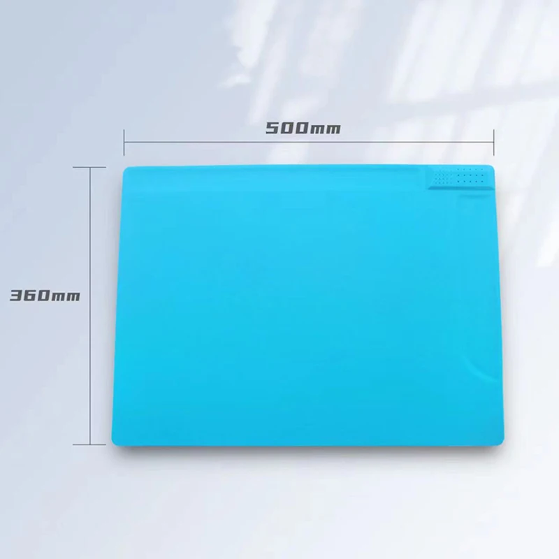 SUGON Heat Insulation Pad ESD Soldering Working Mat Magnetic Silicon Mat Repair Heat-resistant Platform BGA Soldering Station