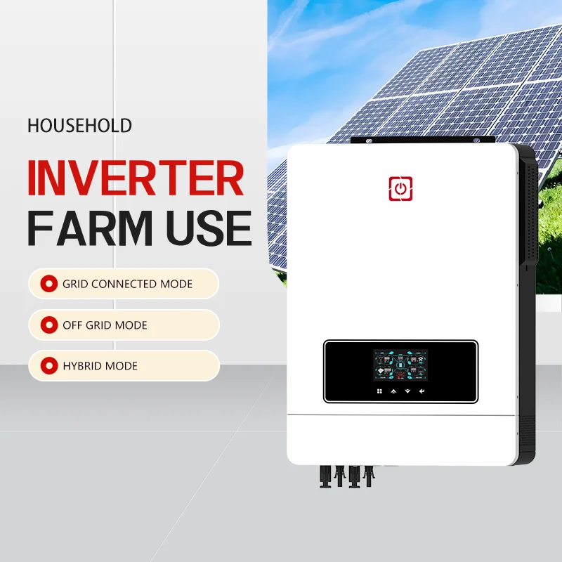 Convertitore a onda sinusoidale pura da 10,2 kW ad alta efficienza, convertitore CC-CA portatile con tensione regolabile per uso domestico/camper/merciale,