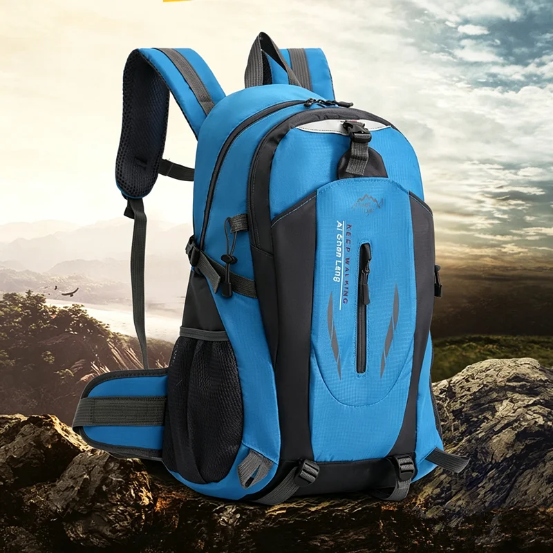 Outdoor Hiking Backpack Large Capacity Waterproof Travel Rucksack Sports Daypack for Camping Trekking Climbing Cycling Men Women