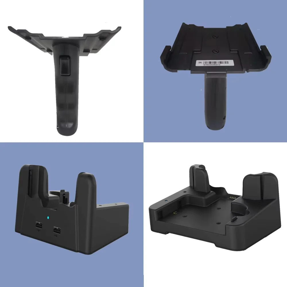 CHWEIDA  RT-I62H/Q66/Q62 6 Inch Handheld Data Terminal PDA Accessories Charging Cradle and Pistol Grip