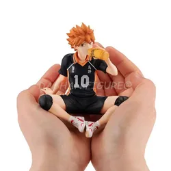 Anime Haikyuu!! Car Ornaments Shoyo Hinata Tobio Kageyama Action Figure Room Decorations 12cm Collectible Model Toys for Gifts