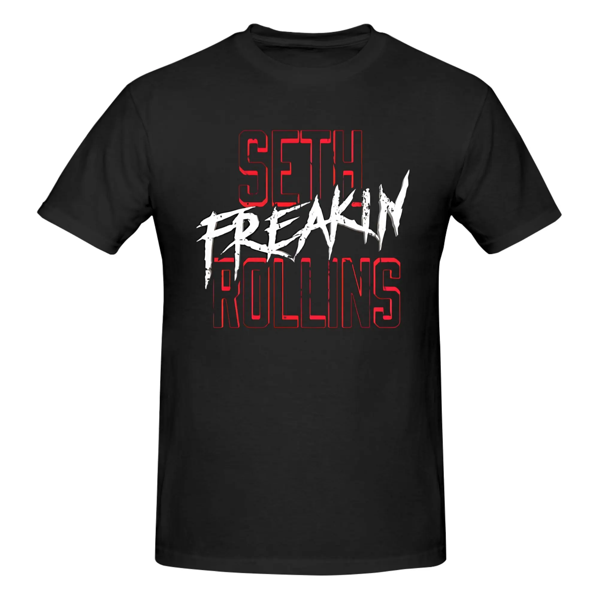 1 pieza, camiseta de algodón 100% con gráfico novedoso de The Visionary, camisetas de Seth Rollin para hombres