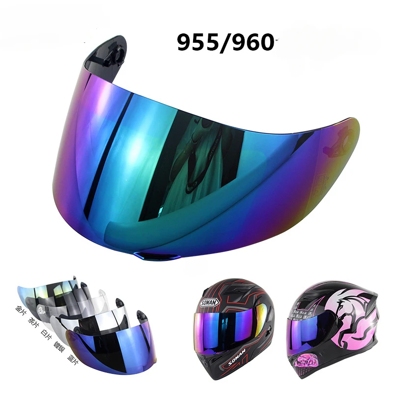 

Motorcycle helmet lenses Adapt to SOMAN955960 Helmet lenses Anti glare windproof Safety lenses