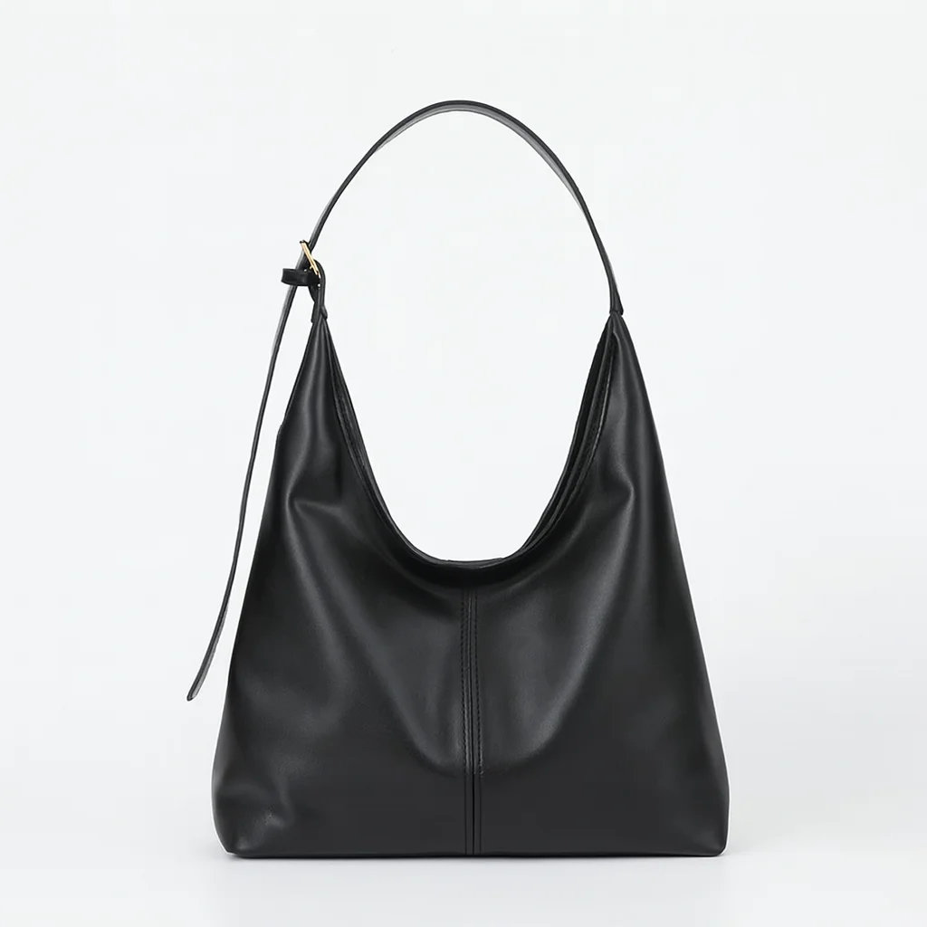 

Large Capacity PU Leather Shoulder Bag for Women, Soft Hobo Tote Handbag, Simple Casual Underarm Bag, Daily Travel Purse