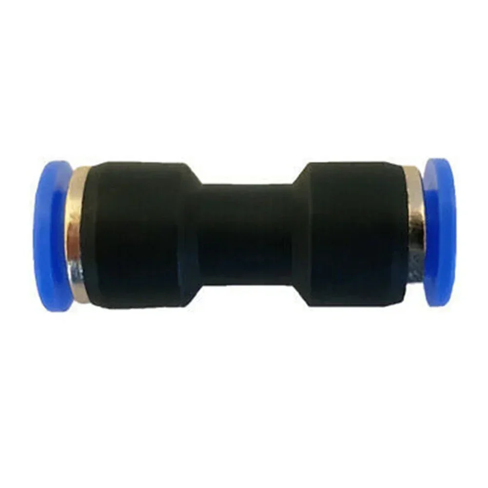 2pc 6MM OD Tube Pneumatic Straight Union Connector Push To Connect Air Fitting Plastic 0-150 PSI  0-1.0MPA Pipe Connectors