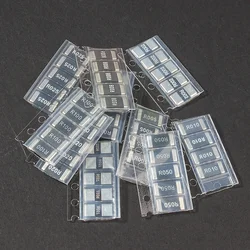 50PCS 2512 SMD Resistor Kit igmopnrq Assorted Kit, R001 R002 R005 R008 R010 R015 Low-Resistance Resistor Pack 1% Set of Resistor