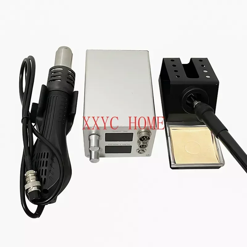 

Solder Station Kit Hot Air Gun Electric Soldering Iron LED Display DIY Rework Desoldering Station Soldering Tools