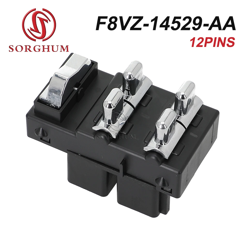 

SORGHUM F8VZ-14529-AA Electric Power Window Switch Glass Lifter Control Button For Lincoln Town 1998 - 2002 Car Accessories 12P