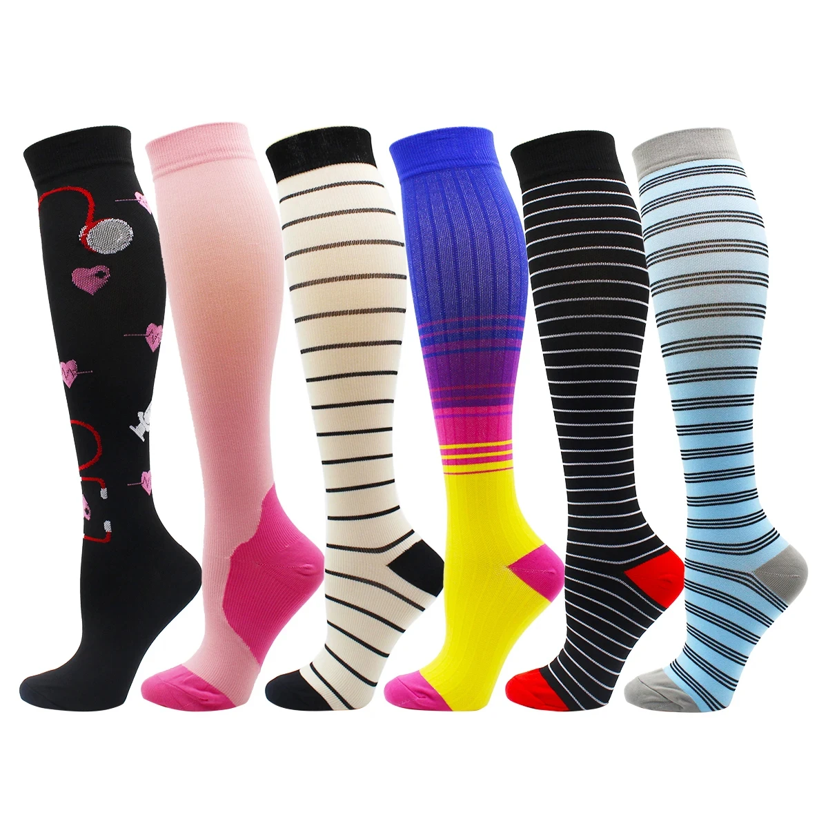 Compression Socks For Men Women Marathon Football Cycling Sports Socks For Travel Medical Elastic Varicose Veins Diabetes Edema