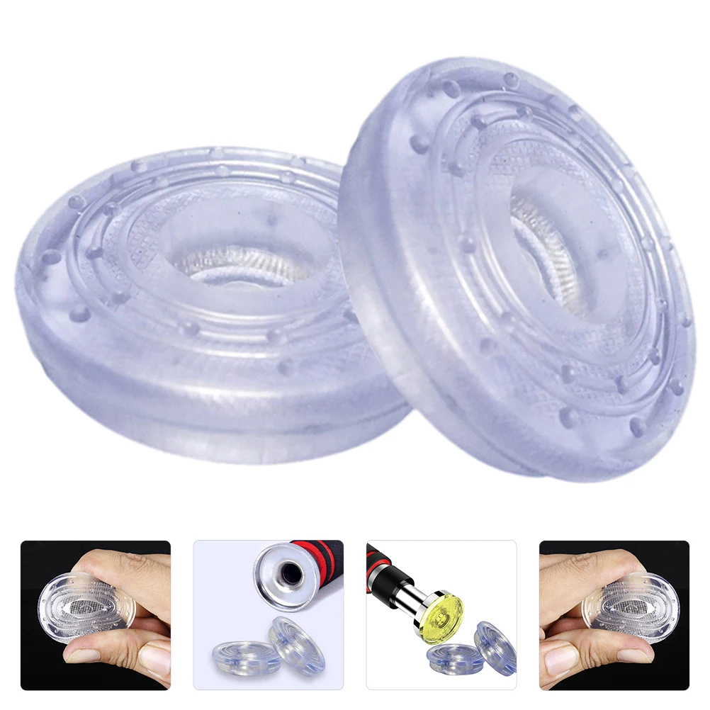 2pcs Anti-slip Gasket Doorway Pull Up Bar End Pad Muscle Trainer Suction Cup Cover Detachable Fitness Sports Rubber Material image 2