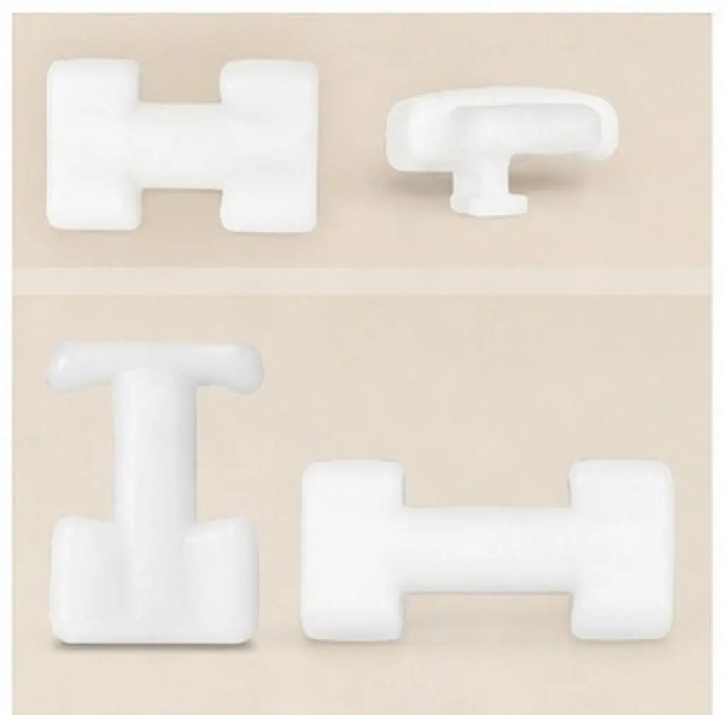 1Set Flowerpot Mold Buckles Plastic Reusable Decorative Planter Making Mold Buckle for DIY Cement Casting Smooth Surface