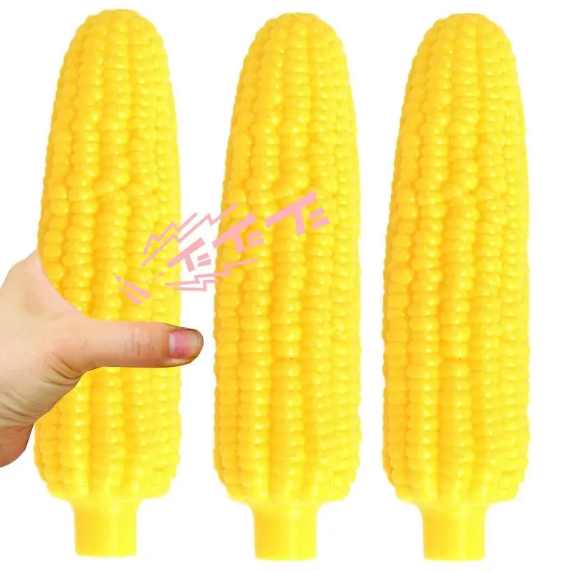 Corn Shaped Dog Toy Clean Teeth Chew Toy Interactive Dog Toys Resistant To Biting 3pcs Set Teeth Grinding Toys For Small/Medium