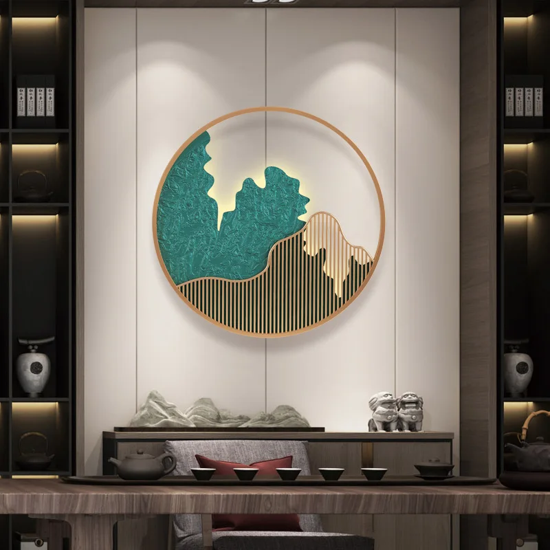 Metal Wall Hangings Bedroom Bedside Three-dimensional Wrought Iron Wall Decoration Sofa Background Wall Decorations