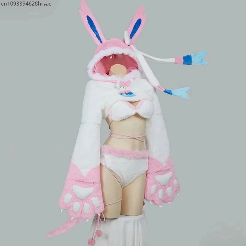 2026 جديد دور اللعب الزي المرأة فروي باو مثير مجموعة هالوين عيد الميلاد مهرجان Kawaii قطعة واحدة رومبير تأثيري حلي #2