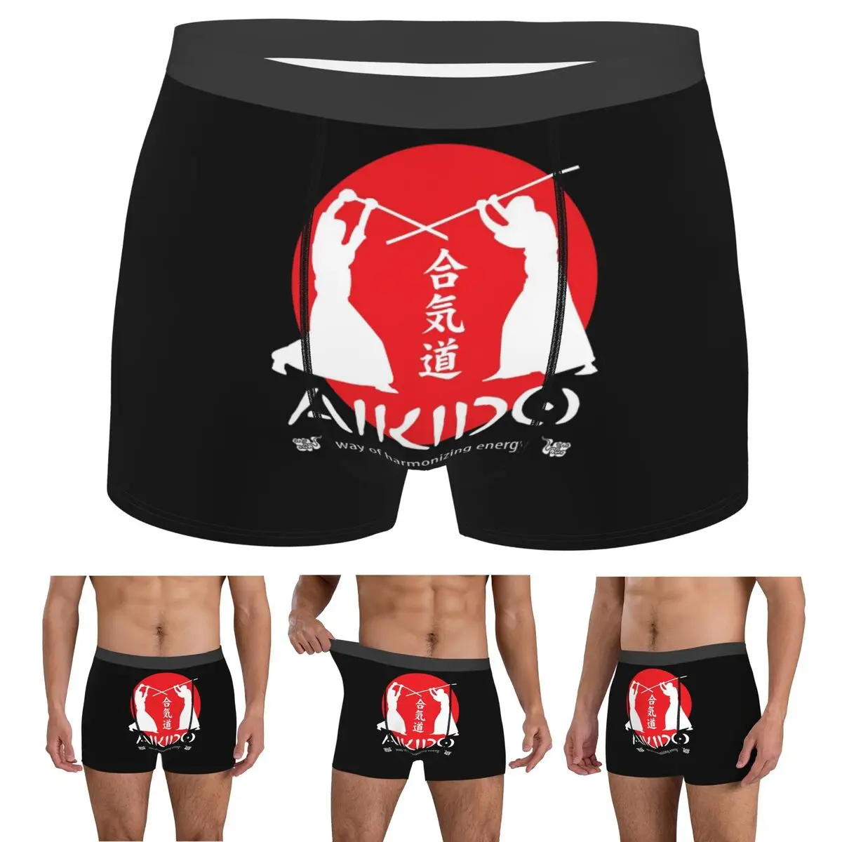 

Boxer Underpants Shorts Aikido Panties Men's Comfortable Underwear for Homme Man Boyfriend Gifts