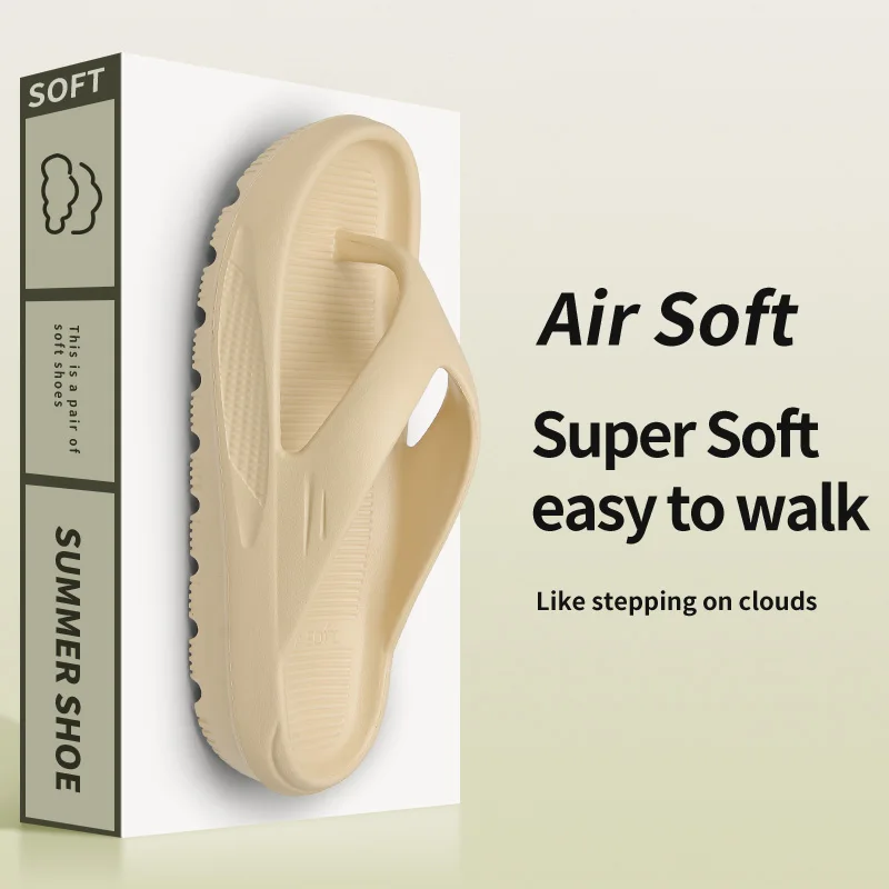 

Летние домашние нескользящие мужские сандалии из ЭВА для ванной комнаты, удобные тапочки без шнуровки, обувь для воды для ванны и душа