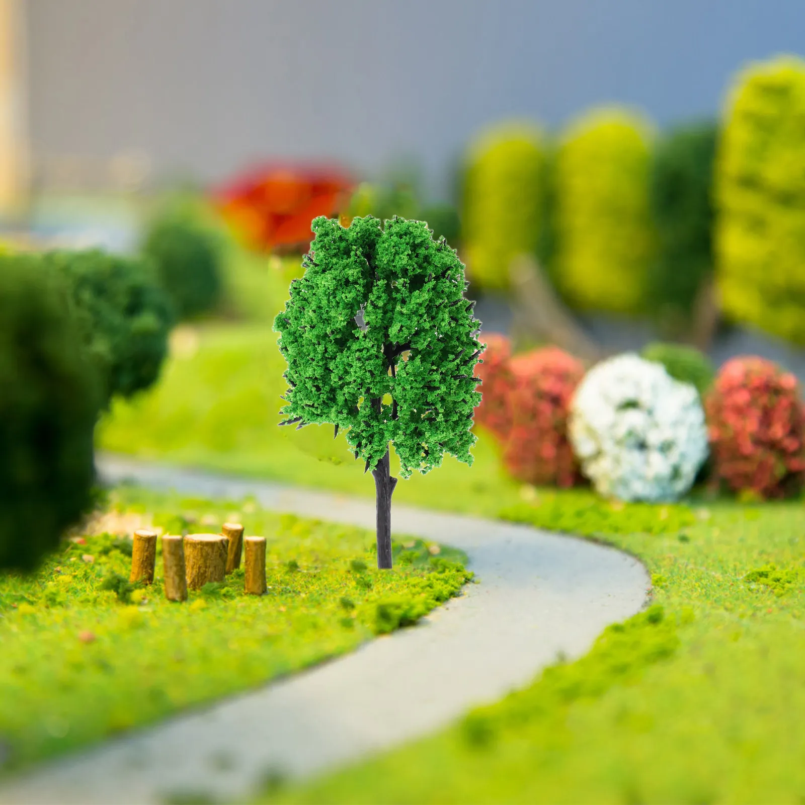 Arbres miniatures polyvalents pour dioramas, modèles architecturaux, aménagement paysager, aspect réaliste, faciles à transporter, projets de bricolage