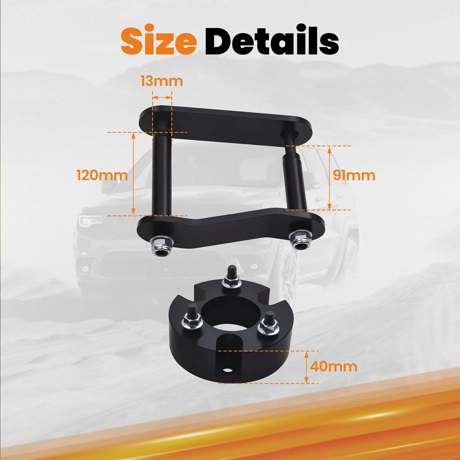 3'' Front +2