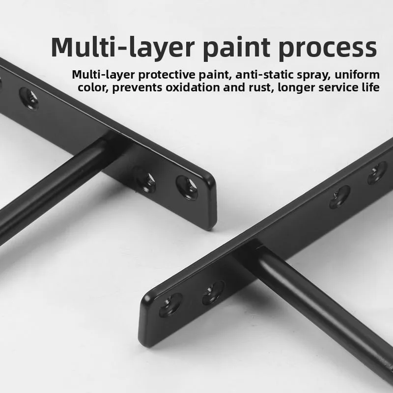 2pcs Heavy Duty Hidden Shelf Brackets Hardware,Solid Steel Support Rods Wall,Floating Shelves Bracket,for Kitchen, Living Room