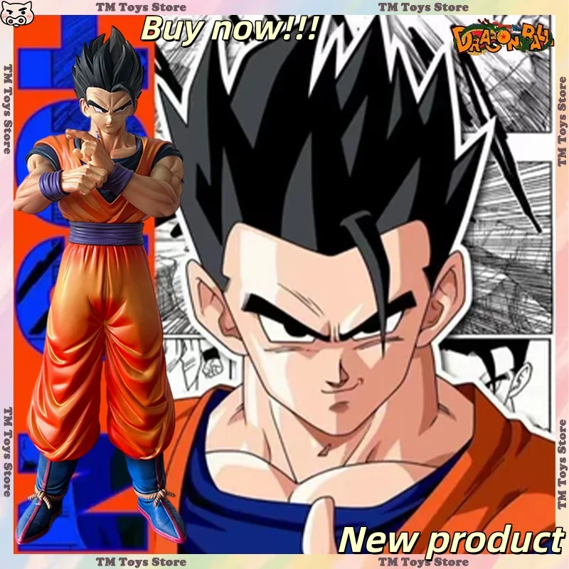 

Dragon Ball Son Gohan Аниме Фигурки 32 СМ Mysterious Gohan Super Saiyan ПВХ Статуи Коллекция Орнаментов Коллекция Модель Игрушки Предварительная Продажа