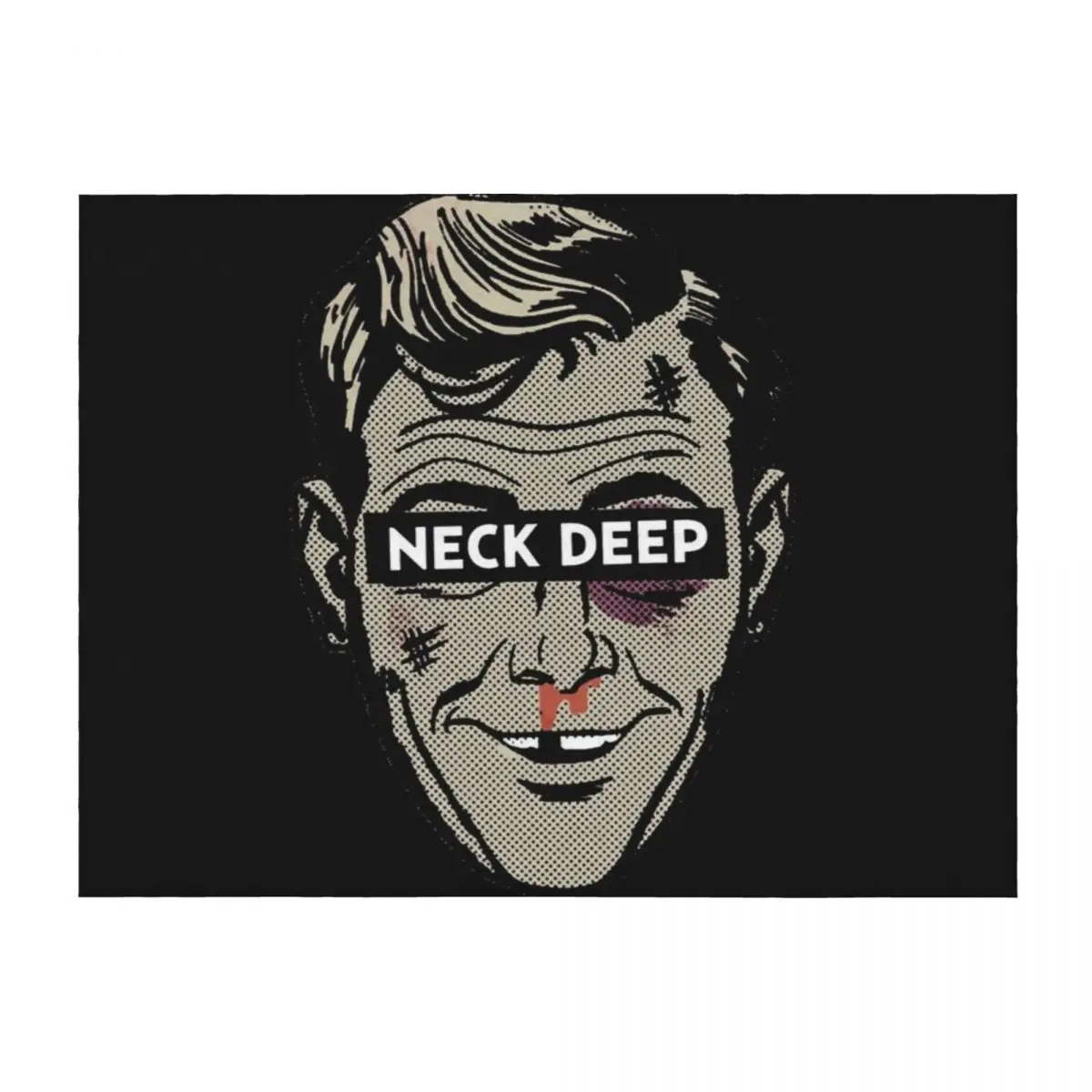 

Neck Deep Throw Blanket Baby manga Flannel Comforter Blankets