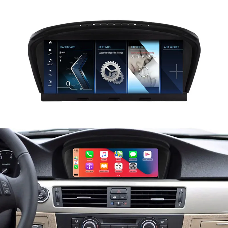 Car Accessories Carplay Android Auto GPS Navigation For BMW E90 E91 E92 E93 E60 E61 E62 E63 Android 13 Radio