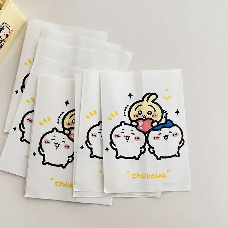 Cute New Chikawa White Anime Kawaii Small Paper Bag Hachiware Usagi Cookie Candy Baking Paper Bag Cartoon Card Sorting Paper Bag