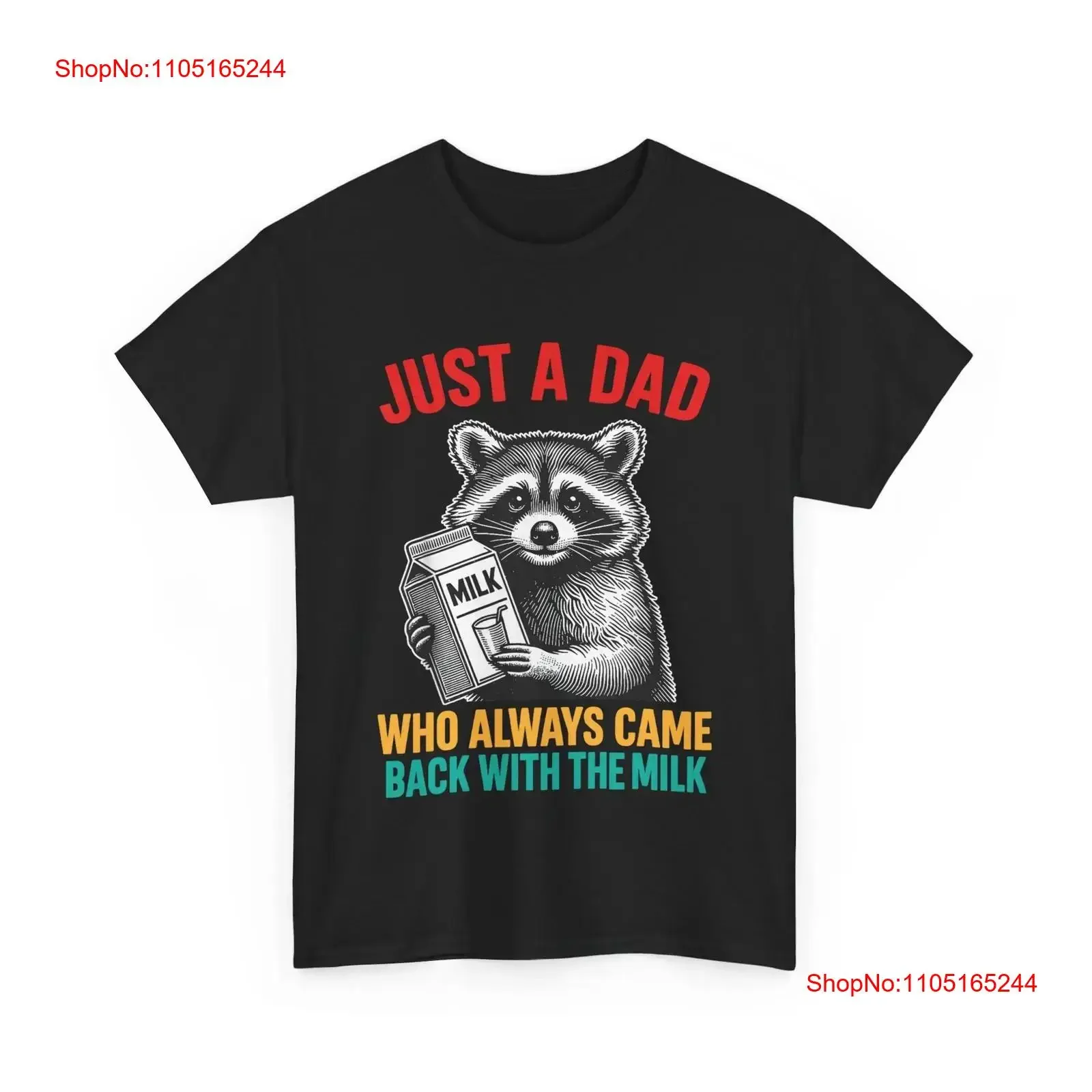 Día del Padre Sólo un papá que siempre llegó con la leche Camiseta divertida Ropa de diseñador lavada vintage Ligeramente gráfica