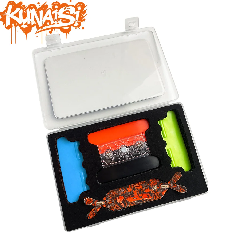 เครื่องมือติดฟิล์มไวนิลแม่เหล็ก KUNAISI พร้อมกล่อง - ความแข็งปานกลาง สำหรับติดฟิล์มรถยนต์ ฟิล์มกรองแสง และติดวอลเปเปอร์