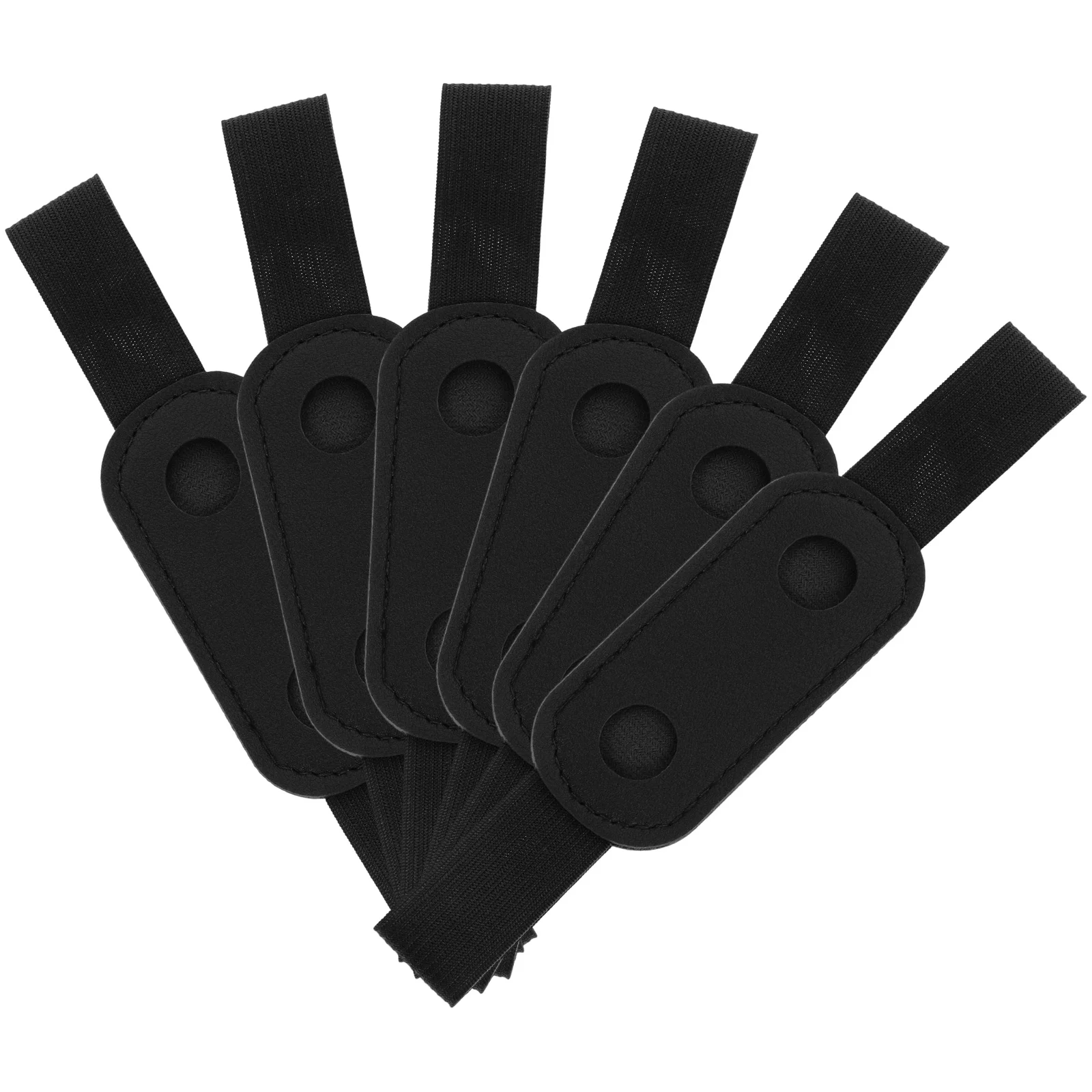 6 قطعة الحقيبة ل دفتر مجلة حامل قلم شريط مرن بولي Pen القلم حقيبة التخزين لرحلة عمل مكتب مخطط #5