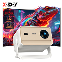 【Netflix-zertifiziert】N6 PRO 4K-Komp. 700 ANSI 1080P Native Android 11 Auto-Keystone-Fokus WiFi6 BT5.2 32GB Outdoor-Tragbar 32GB