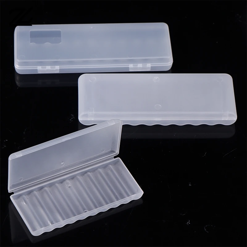 1PC DIY Accessories 10 Slot Portable Plastic Battery Storage Box Hard Container Case For AAA/AA Battery Organizer