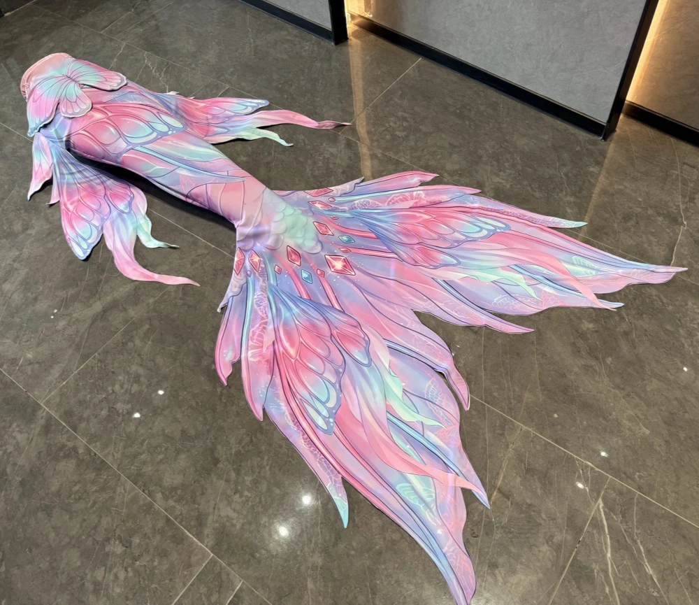 

2026 New Mermaid Tail Woman Bikini Swimwear Pool Party Aquarium Swimming Cosplay Durable Comfortable High-Definition Print