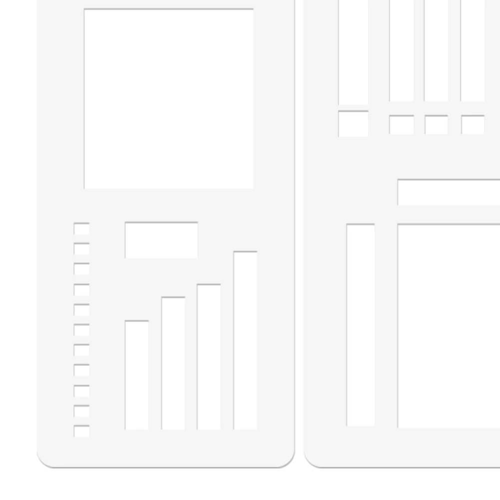 

Flexible Record Template with Dot Grid Templates Planner Stencils Reusable Drawing Checklist Stencils Drafting Tools Set