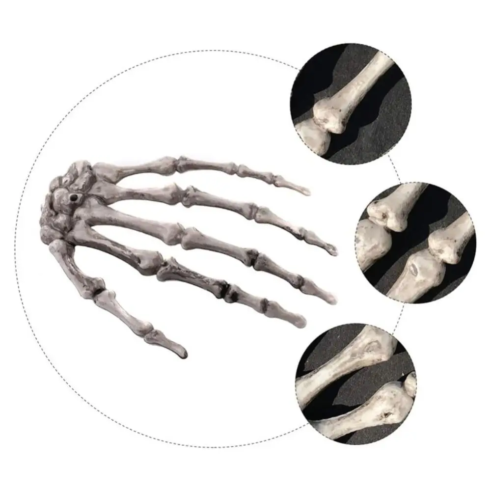 Plastic Realistic Skeleton Hand Hand Bone Skeleton Hand Halloween Skeleton Hands Life Size Decoration