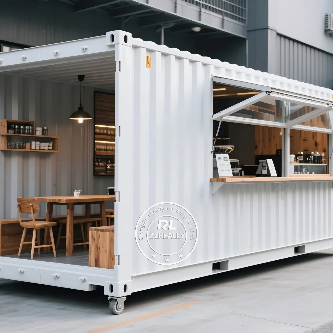 Mobile Container kitchen 20FT Container Coffee Shop Bar Fast-food Restaurant Convenience Store Kiosk Booth