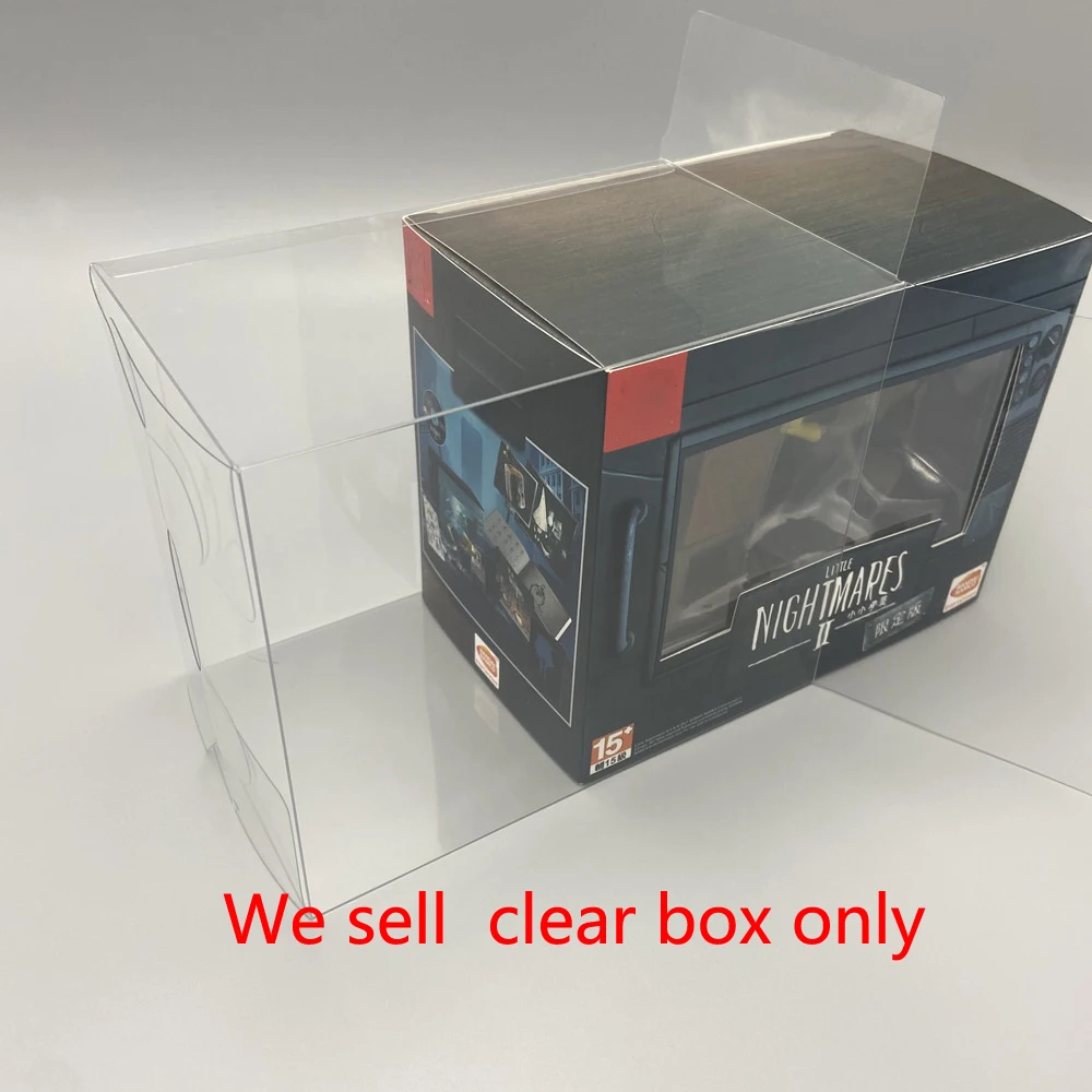 ZUIDID PET Caja de presentación transparente para SWITCH NS Little Nightmare 2 Caja de colección de almacenamiento de juegos de edición limitada