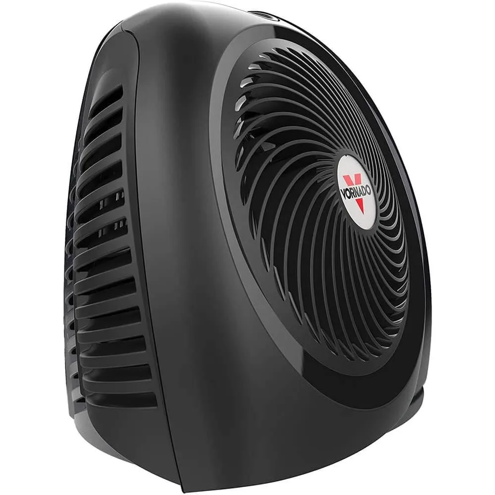 Advanced Whole Room Heater with Automatic Climate Control, Timer, Fan Only Option, Black, Compact, HEAT DIFFERENTLY.