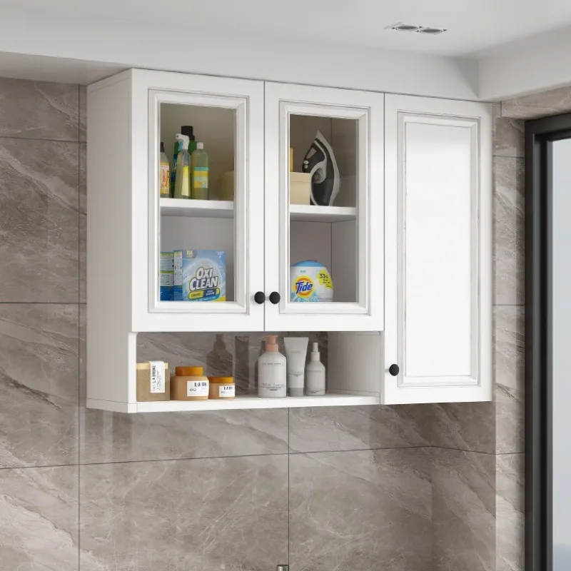 Балконный солнцезащитный подвесной шкаф, шкаф из алюминиевого сплава, кухонный светильник для хранения, роскошная простая ванная комната, вода