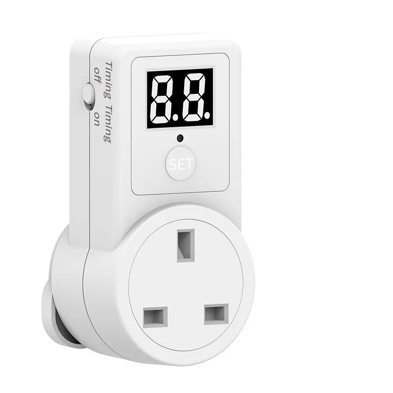 10Pcs/Lot British Standard Timer Timing Socket Countdown On Off Time Controller AL09E-2D