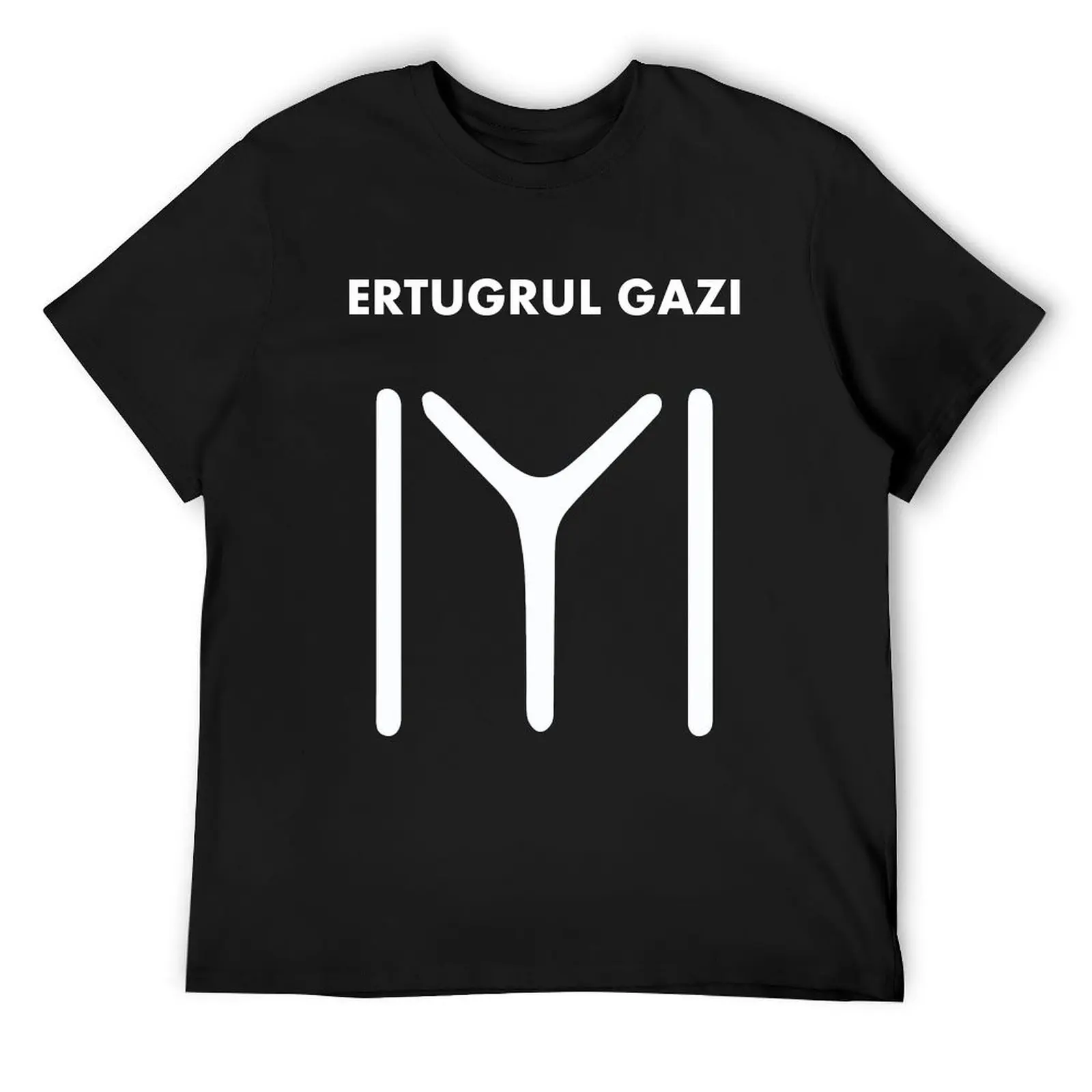 Ertugrul Gazi - Blue Kayi Flag - Ottoman Empire T-Shirt for a boy oversized customizeds men graphic t shirts