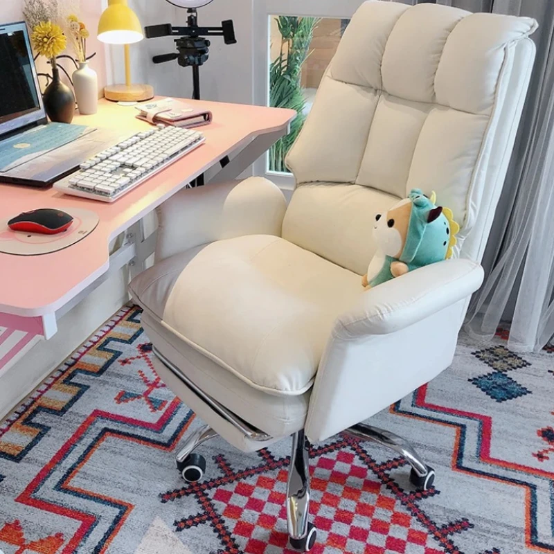 

Fancy Ergonomic Office Chair Relax Rotating Modern Study Office Chair Lounge Designer Cadeira Para Escritorio Cute Furniture