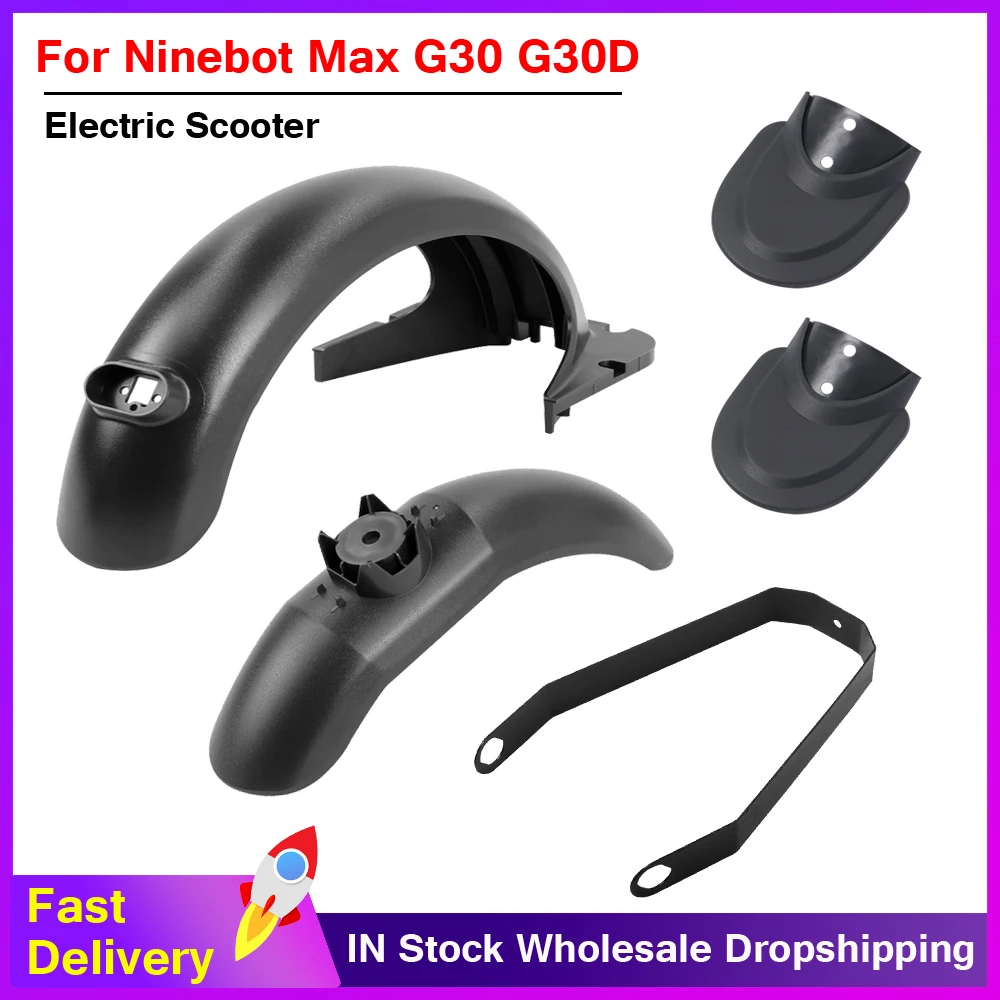 Electric Scooter Rear Mudguard Rear Fender Support For Ninebot Max g30 Accessories Water Baffle Rear Shield Tyre Splash Guard