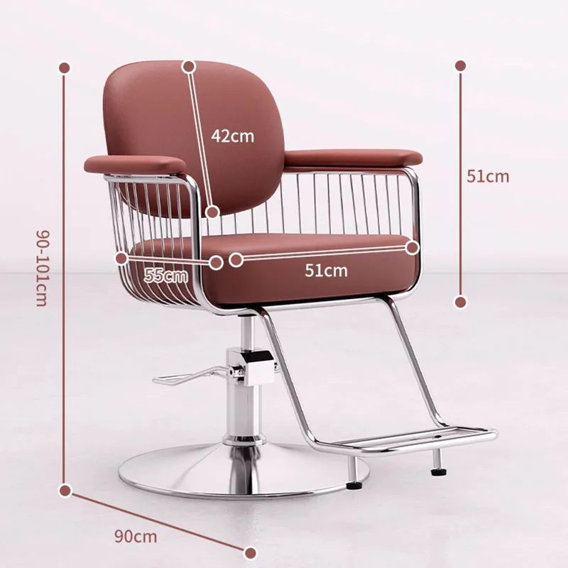 كراسي حلاقة فاخرة رائعة وبسيطة ومريحة وكراسي صالون جمالية ممتازة وأثاث صالون تجميل عصري سيلا بارا لاشيستا #2