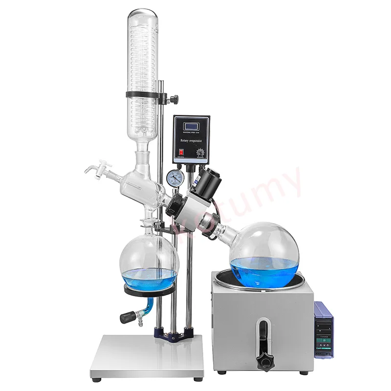 2L Rotary Evaporator Rotavapor Lab Equipment RE201D 110/220V Suitable Industrial Production/Petroleum Industry/Food Agriculture