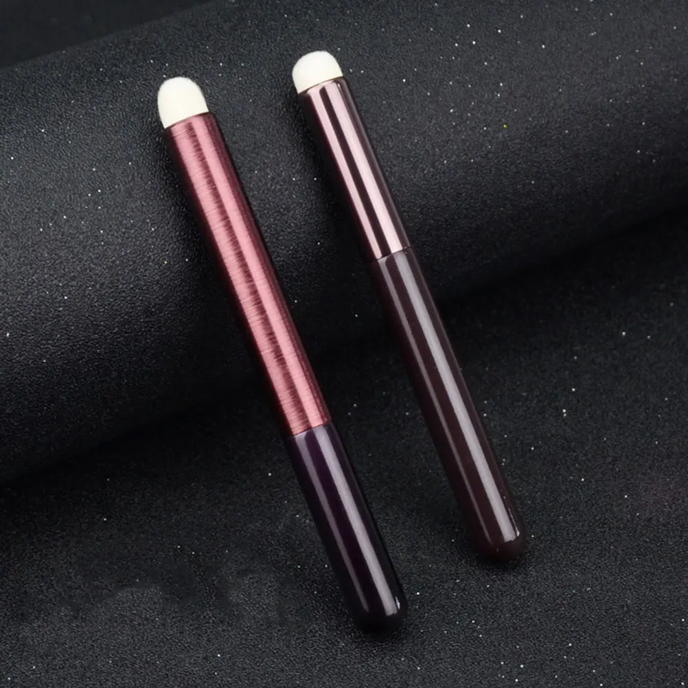 3Pcs Lip Brush Set Artificial Fiber Lipstick Lip Gloss Smudge Concealer Application Eye Shadow Makeup Tools Smudge Brush