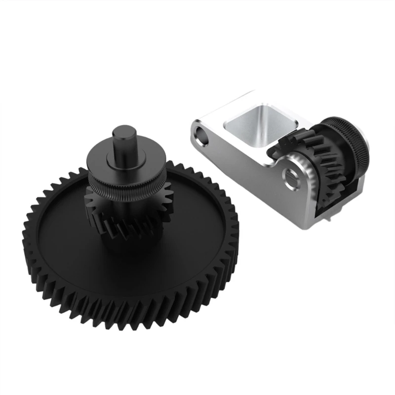 

Extruder Gear Component High Strength Aluminum Alloy Handle Hotend Extruder Gear for Bambu X1 P1P P1S 3D Printer Dropship