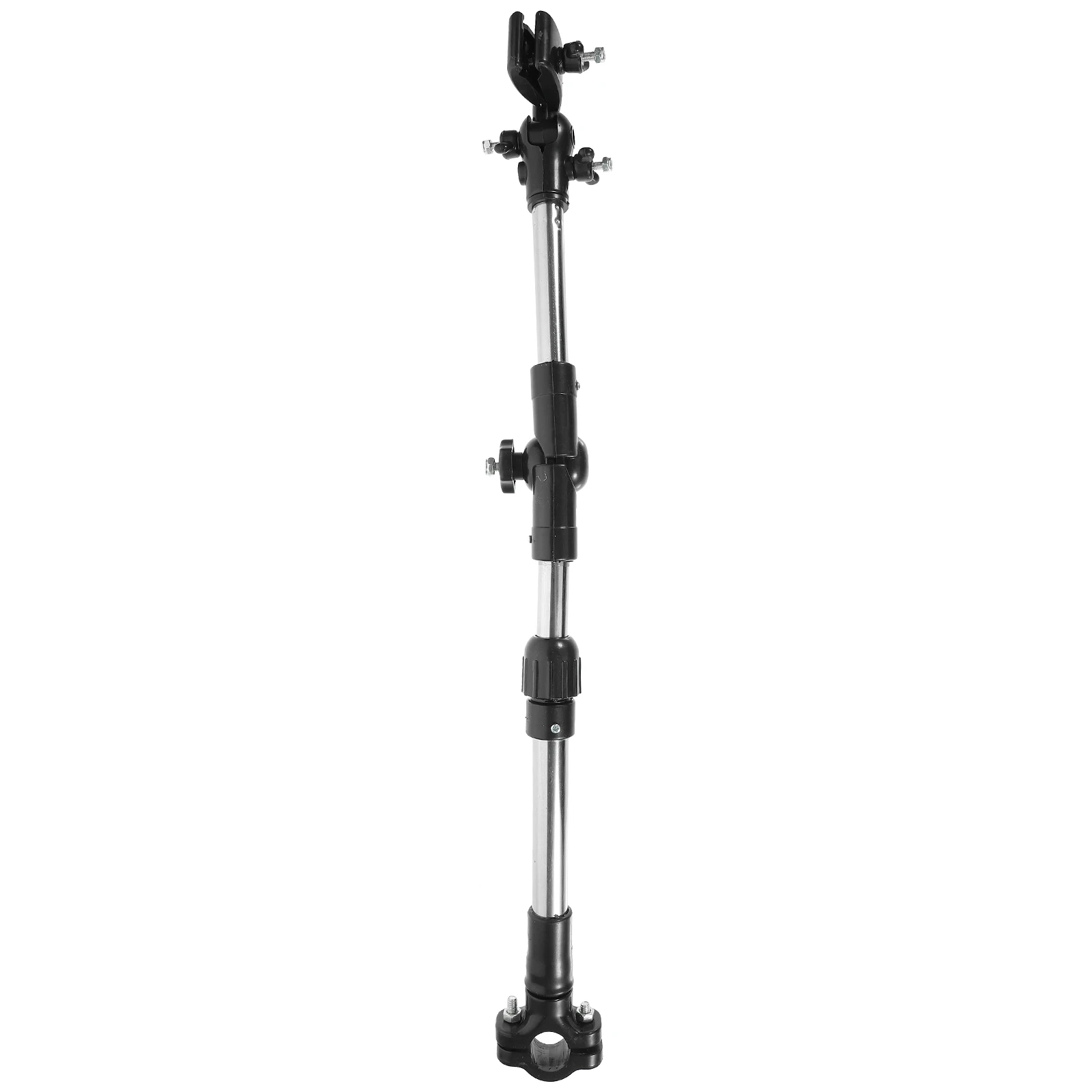 

Adjustable Foldable Bike Umbrella Holder Sturdy Bar Connector Clamp For Wheelchair Stroller Scooter Retractable Stand